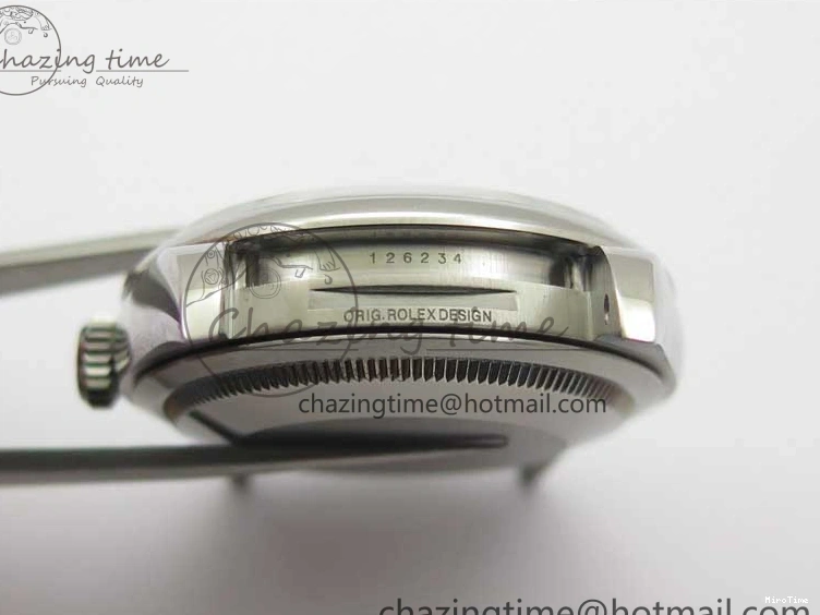 MiroTime 1221 Compact DateJust 36 SS 126234 BP Maker 1:1 Best Edition Fluted Bezel Gray Roman Dial on Jubilee Bracelet 2527